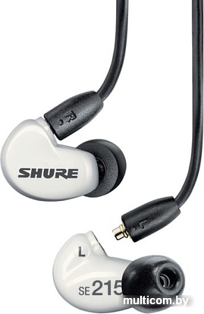 Наушники Shure SE215SPE-W+BT2-EFS