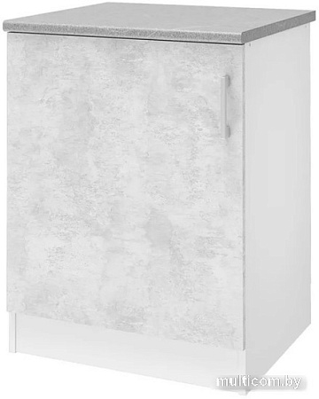 Шкаф напольный Stolline Уют 275.06МСТ (белый/бетон)
