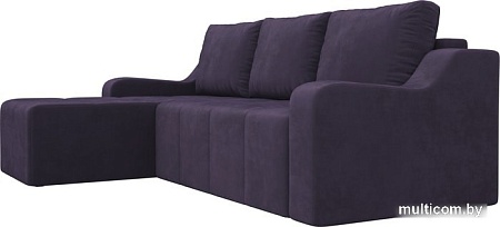 Угловой диван Mebelico Элида угловой 108674 (левый, велюр, фиолетовый)