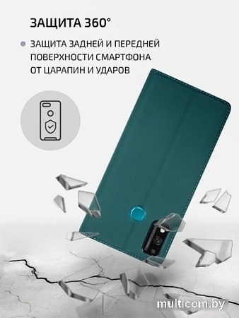 Чехол VOLARE ROSSO Book case для Honor 9X lite (зеленый)