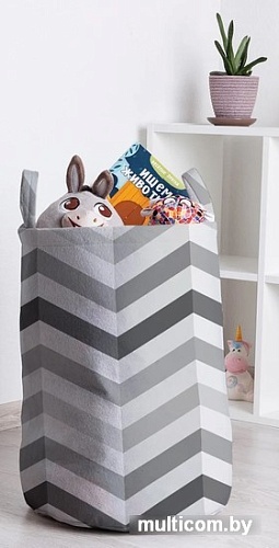 Корзина JoyArty Классические зигзаги toba_10734