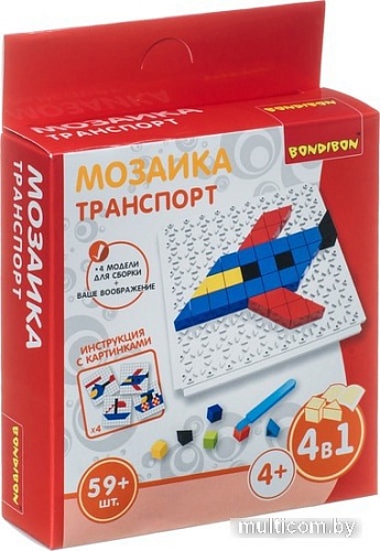 Мозаика/пазл Bondibon Транспорт ВВ4427