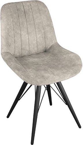 Стул Трия Марвел К3 исп.2 (черный муар/микровелюр Wellmart Dark Beige)