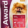 Сухой корм для собак Award Adult Small с ягненком и индейкой с добавлением брокколи и брусники 1.5 кг