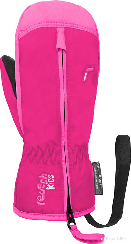 Горнолыжные варежки Reusch Ben 6285408-3329 (р-р 1, Mitten Fuchsia Purple/Knockout Pink)