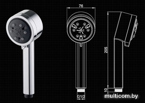 Душевая лейка Ledeme M99