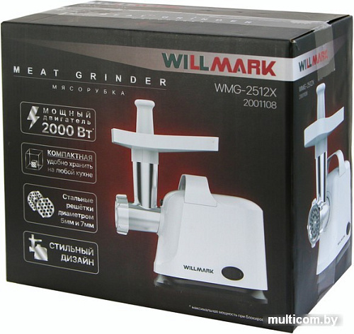 Мясорубка Willmark WMG-2512X