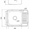 Кухонная мойка IDDIS Basic BAS65SLi77