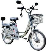 Электровелосипед AVM.Plus E-ALFA 20 (серебристый)