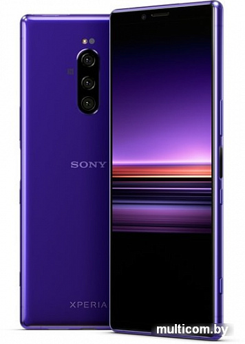 Смартфон Sony Xperia 1 6GB/128GB (пурпурный)