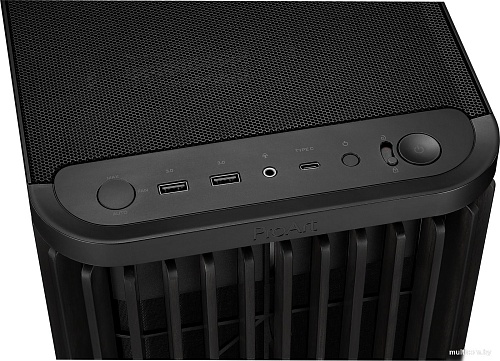 Корпус ASUS ProArt PA401 Wood Edition TG Panel (черный)