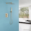 Душевая система Abber Daheim AF8251G (золото матовое)