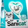 Наполнитель для туалета Sanicat Clumping White Cotton Fresh 10л