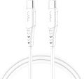 Кабель Vipfan P05 USB Type-C- USB Type-C (1 м, белый)