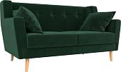 Диван Mebelico Брайтон 2 (велюр, зеленый)