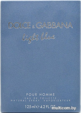 Dolce&Gabbana Light Blue pour Homme EdT (125 мл)