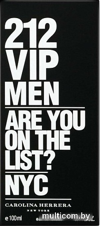 Carolina Herrera 212 VIP Men EdT (100 мл)