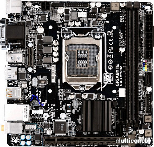 Материнская плата Gigabyte GA-H110N (rev. 1.0)