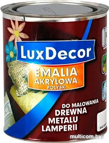 Эмаль LuxDecor Белый кристалл 750 мл (глянец)