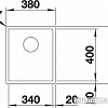 Кухонная мойка Blanco Zerox 340-IF Durinox (без клапана-автомата)