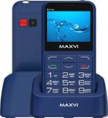 Кнопочный телефон Maxvi B231ds (синий)