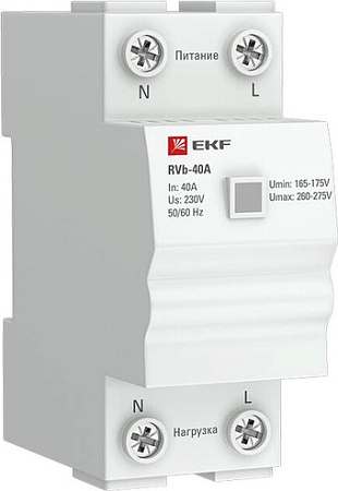 Реле напряжения EKF Basic rvb-63a