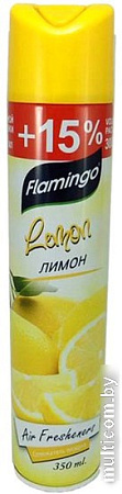 Освежитель воздуха Ozden Flamingo Лимон 3 в 1 (350 мл)