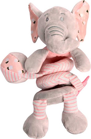 Погремушка Крошка Я Слоник розовый 5047676