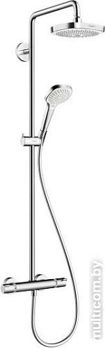 Душевая система Hansgrohe Croma Select E 180 2jet Showerpipe (27256400)
