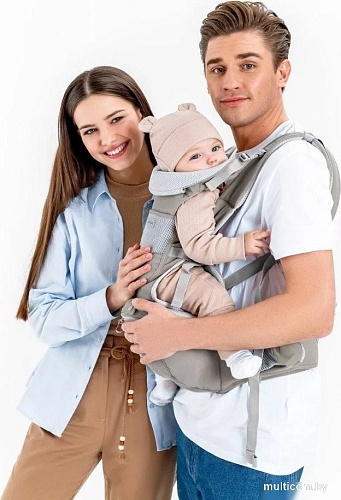 Рюкзак-переноска Amarobaby Carry AB22-30CARRY/11 (серый)