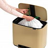 Brabantia Bo Pedal Bin 36 л (минерально-золотой)