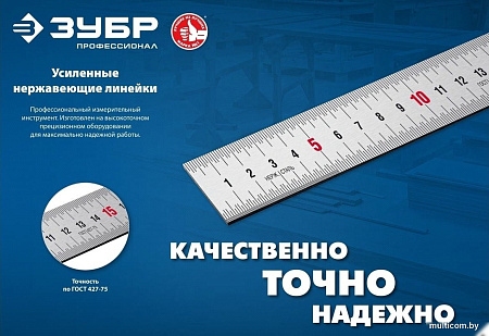 Линейка Зубр 34280-200