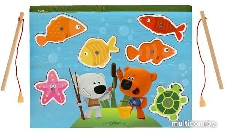 Мозаика/пазл Буратино Ми-ми-мишки рыбалка на пруду MMM-23