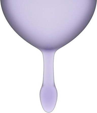 Менструальная чаша Satisfyer Feel Good (фиолетовый)