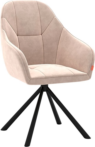 Стул Памир Босс F06 поворотный (светло-бежевый/черная опора)