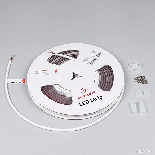 Светодиодная лента COB Arlight 4W/m 480Led/m CSP дневной белый 5M герметичная CSP-PFS-X480-10mm 24V Day4000 045043