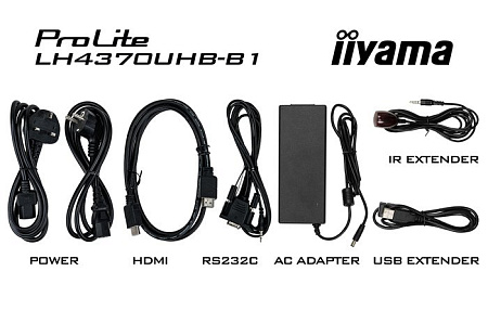 Информационная панель Iiyama ProLite LH4370UHB-B1