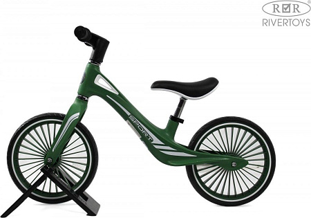 Беговел RiverToys HB-007-12 (зеленый)