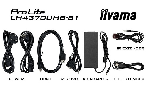 Информационная панель Iiyama ProLite LH4370UHB-B1