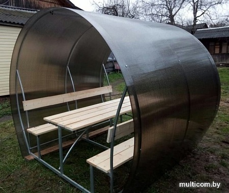 Беседка Велес Пион (2м, молочный)