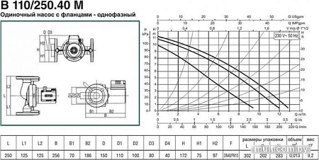 Циркуляционный насос DAB B 110/250.40 M