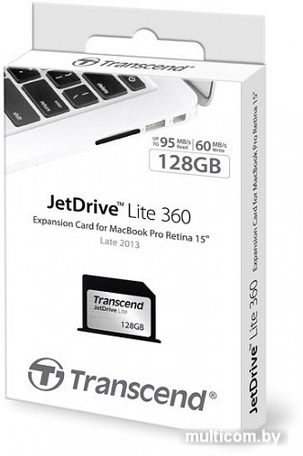 Карта памяти Transcend SDXC JetDrive Lite 360 128GB [TS128GJDL360]