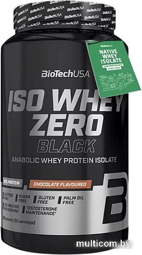 Протеин BioTech USA Iso Whey Zero Black (908 г, клубника)