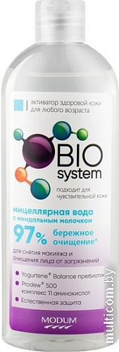 Modum Мицеллярная вода Bio System с миндальным молочком, 350 мл
