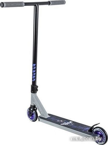 Трюковый самокат Plank Barspin (серый)