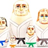 Развивающая игра Брестская Матрешка Боевые искусства (набор 5 шт)