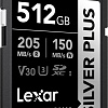 Карта памяти Lexar Professional SILVER PLUS SDXC LSDSIPL512G-BNNNG 512GB