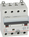 Дифференциальный автомат Legrand DX3 4P С 16A 30мА 6kА 4М 411186