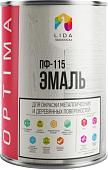 Эмаль LIDA ПФ-115 Optima 1 кг (желтый)