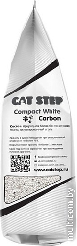 Наполнитель Cat Step Compact White Carbon 5 л